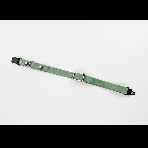 Cork Breakaway Cat Collar in Mint Green - Picture 2 of 3
